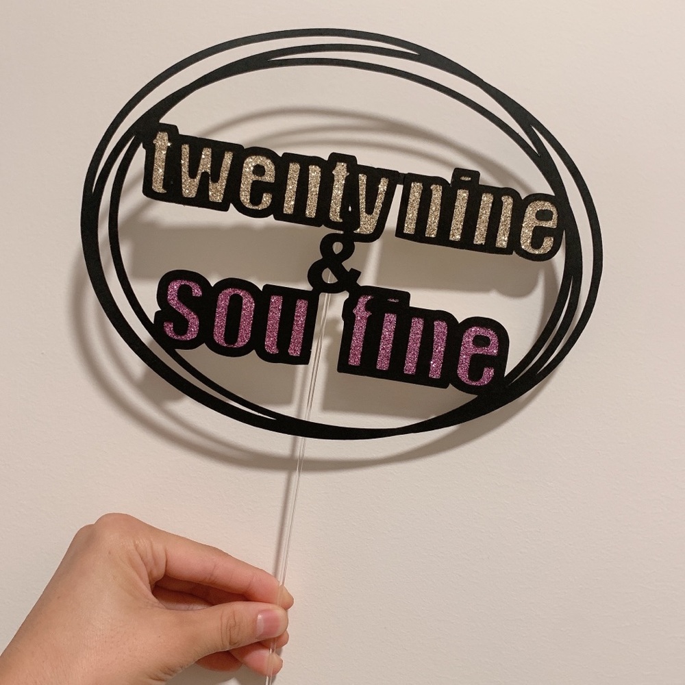 Custom cake topper
